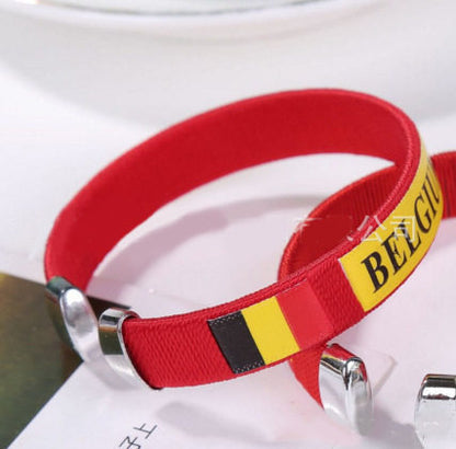 2026 FIFA World Cup Fans Commemorative Woven Bracelet - National Team Celebration Gear