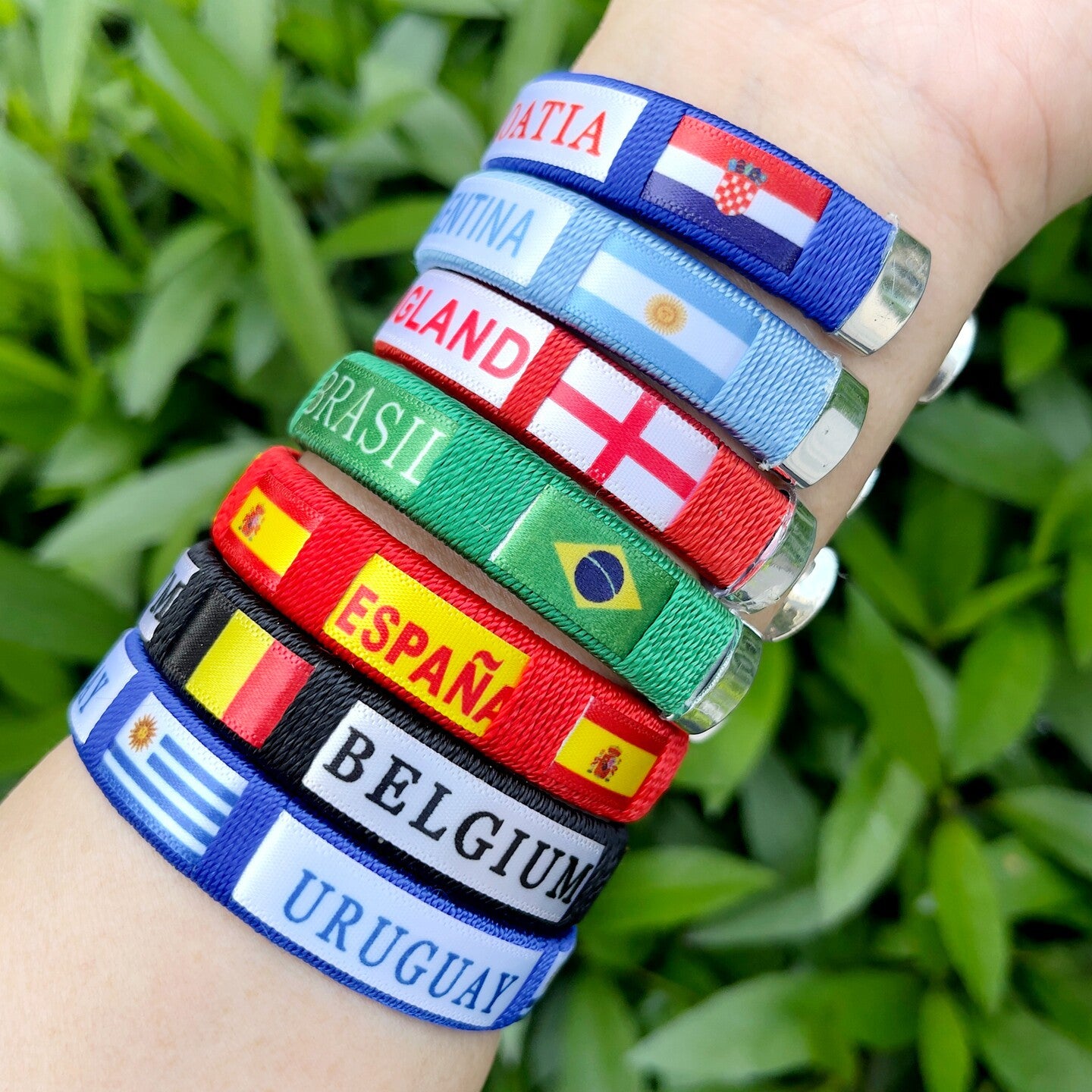2026 FIFA World Cup Fans Commemorative Woven Bracelet - National Team Celebration Gear